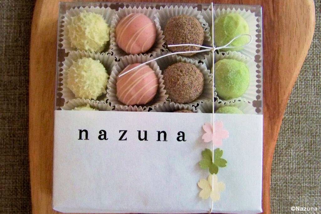 Matcha-Pralinen aus der japanischen Chocolaterie Nazuna in Berlin