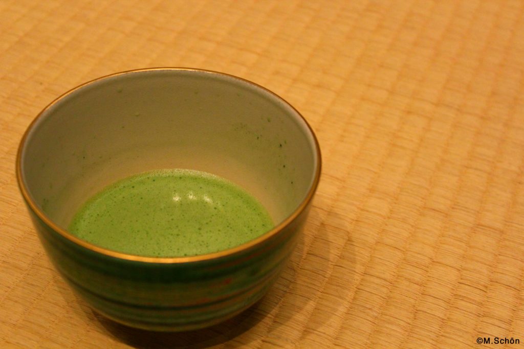Matcha Schale in der japanischen Teezeremonie